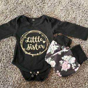 Little sister outfit, 0-3 months